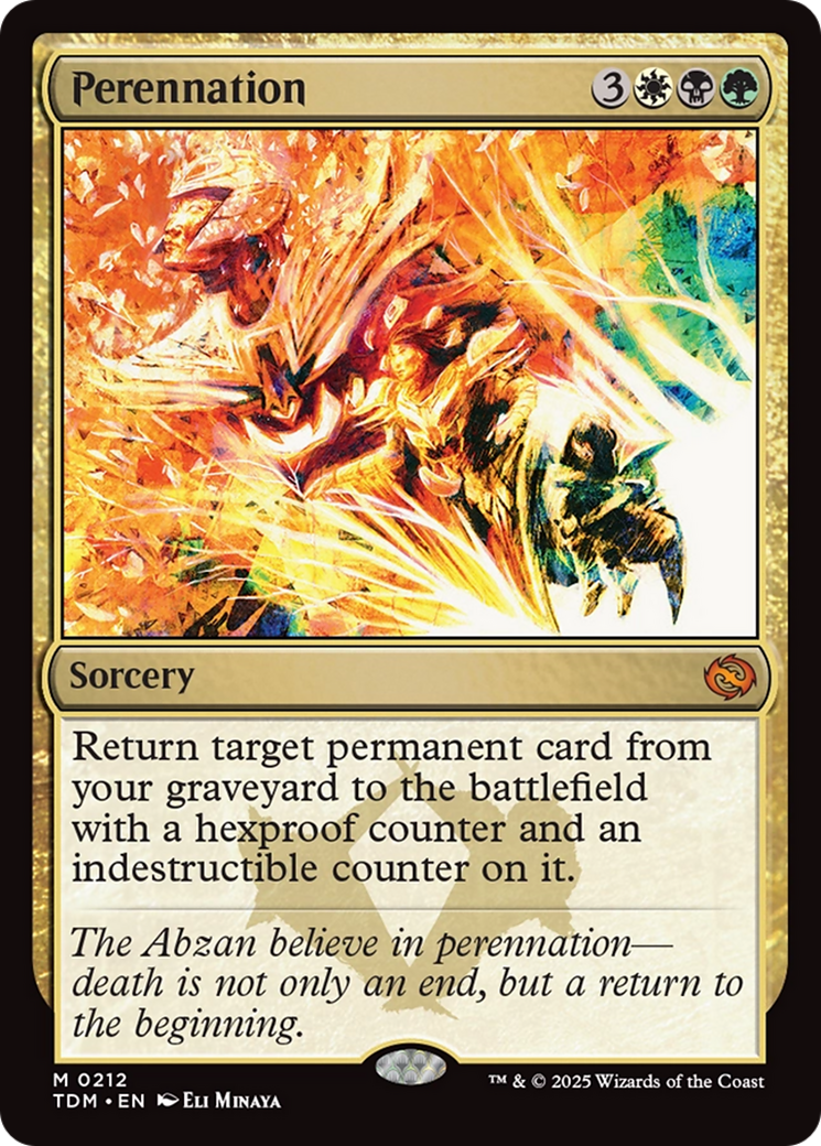 Perennation [Tarkir: Dragonstorm] | GrognardGamesBatavia