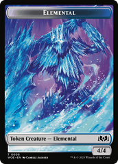 Elemental // Food (0010) Double-Sided Token [Wilds of Eldraine Tokens] | GrognardGamesBatavia