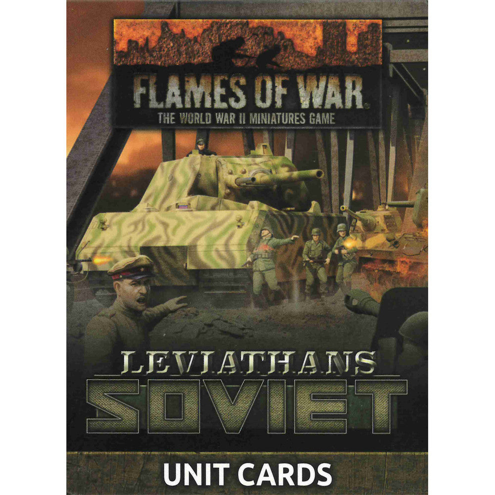 Flames of War Leviathans: Soviet Unit Cards | GrognardGamesBatavia