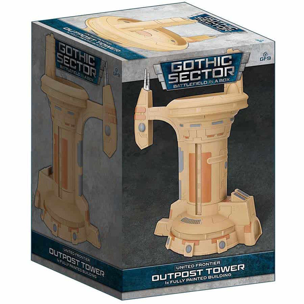 BB672 BATTLEFIELD IN A BOX: GOTHIC SECTOR: UNITED FRONTIER OUTPOST TOWER | GrognardGamesBatavia