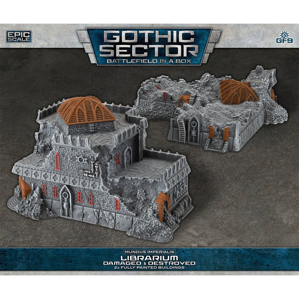 Gothic Sector: Mundus Imperialis Librarium (Damaged & Destroyed) | GrognardGamesBatavia