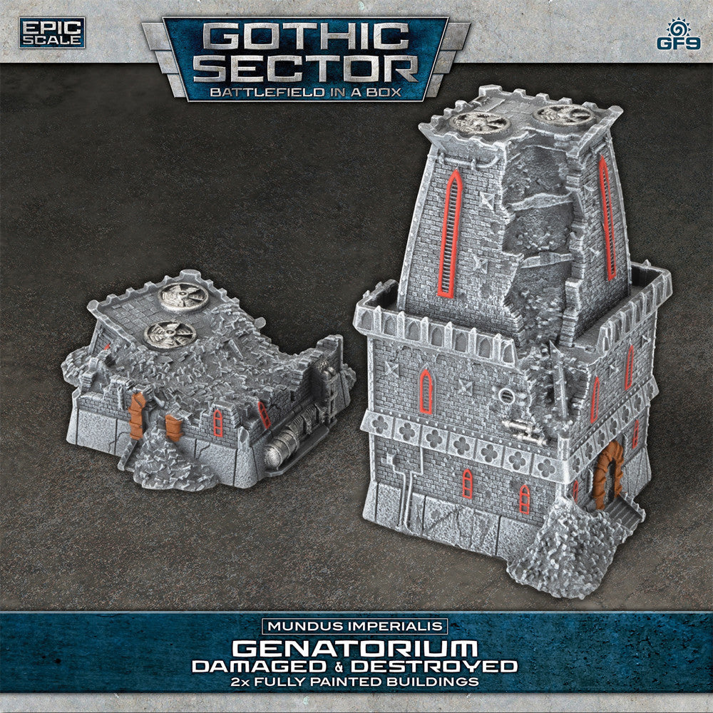 Gothic Sector: Mundus Imperialis Genatorium (Damaged & Destroyed) | GrognardGamesBatavia