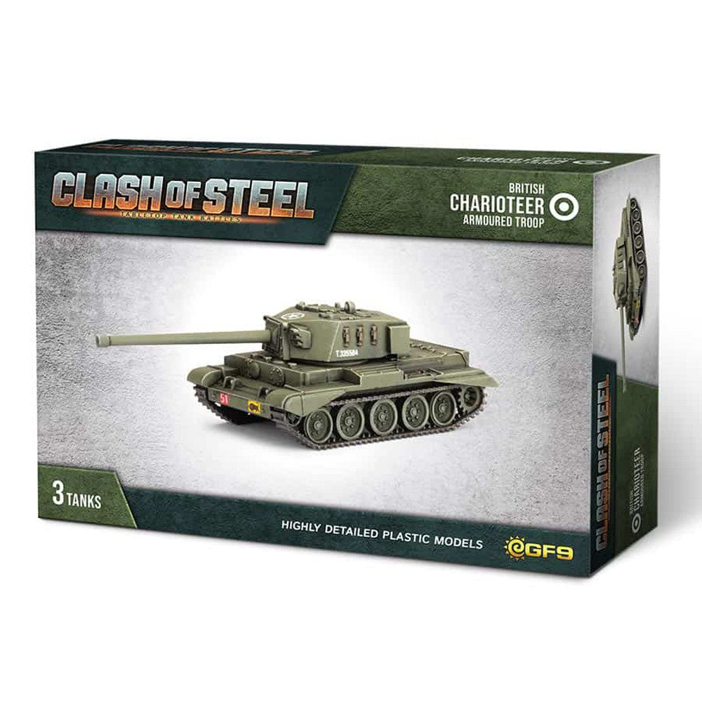 CLASH OF STEEL: BRITISH - CHARIOTEER ARMOURED TROOP | GrognardGamesBatavia