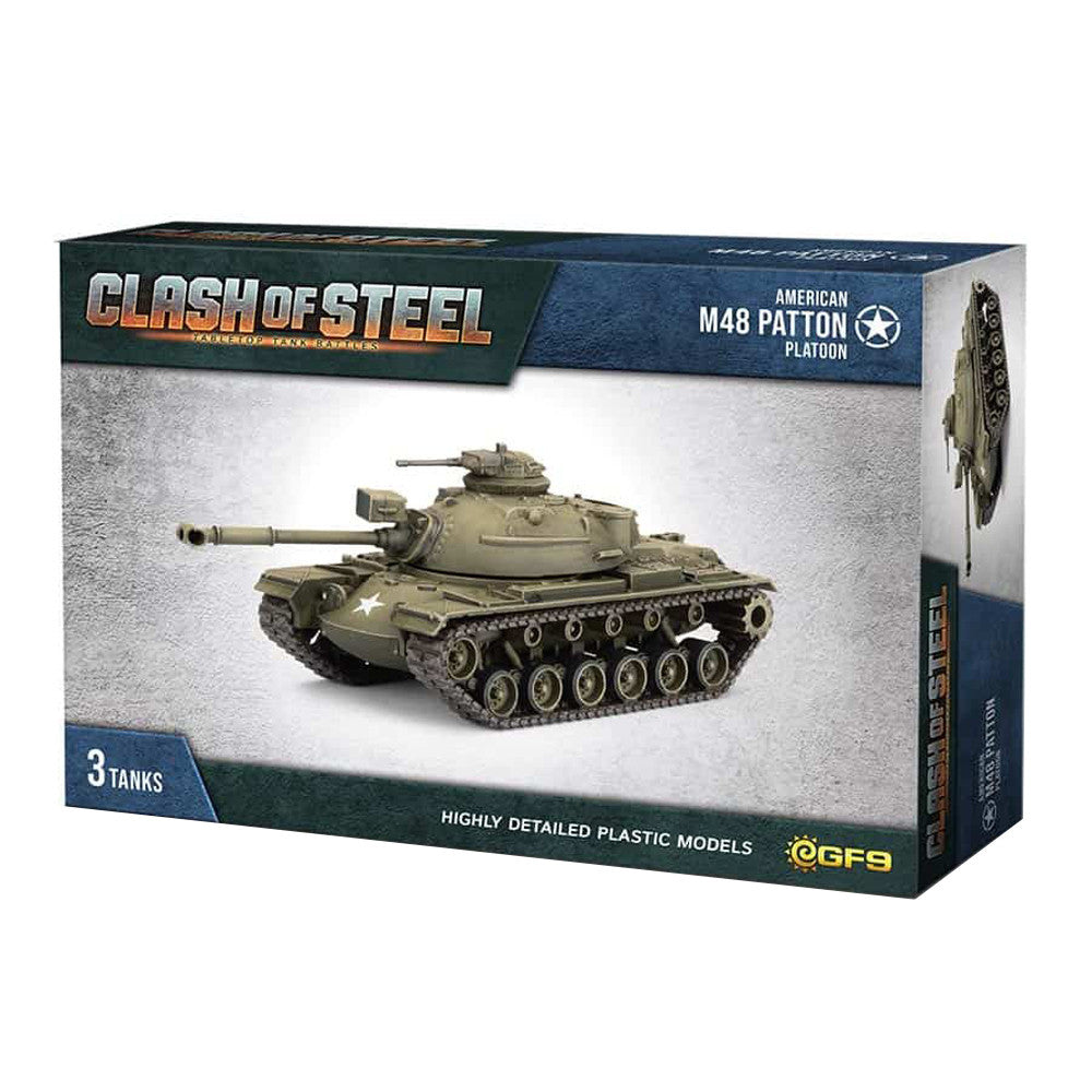 CLASH OF STEEL: AMERICAN - M48 PATTON PLATOON | GrognardGamesBatavia