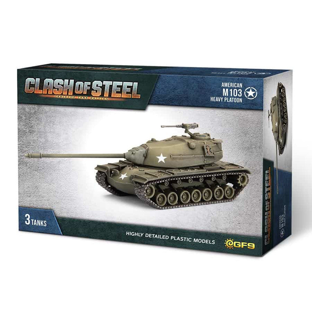 CLASH OF STEEL: AMERICAN - M103 HEAVY PLATOON | GrognardGamesBatavia