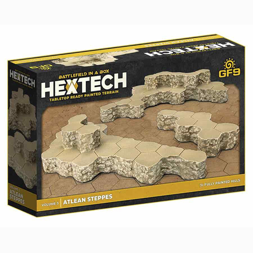 Battlefield in a Box: HexTech - Atlean Steppes Volume 3 (x3) | GrognardGamesBatavia