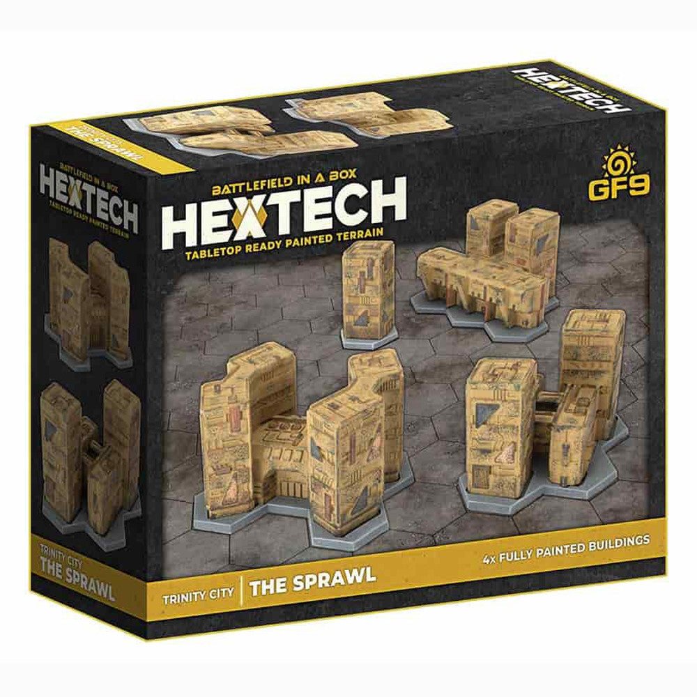 Battlefield in a Box: Hextech Terrain - Trinity City - The Sprawl | GrognardGamesBatavia