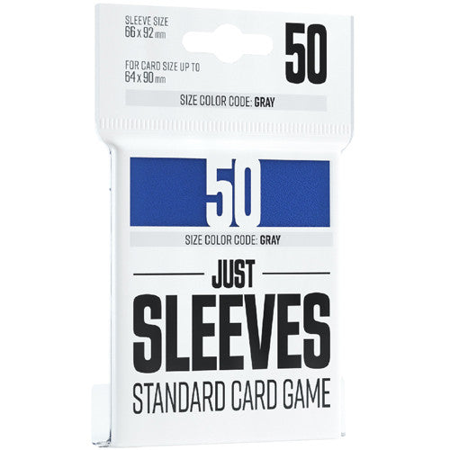 Just Sleeves (50 Soft Card Sleeves) - Blue | GrognardGamesBatavia