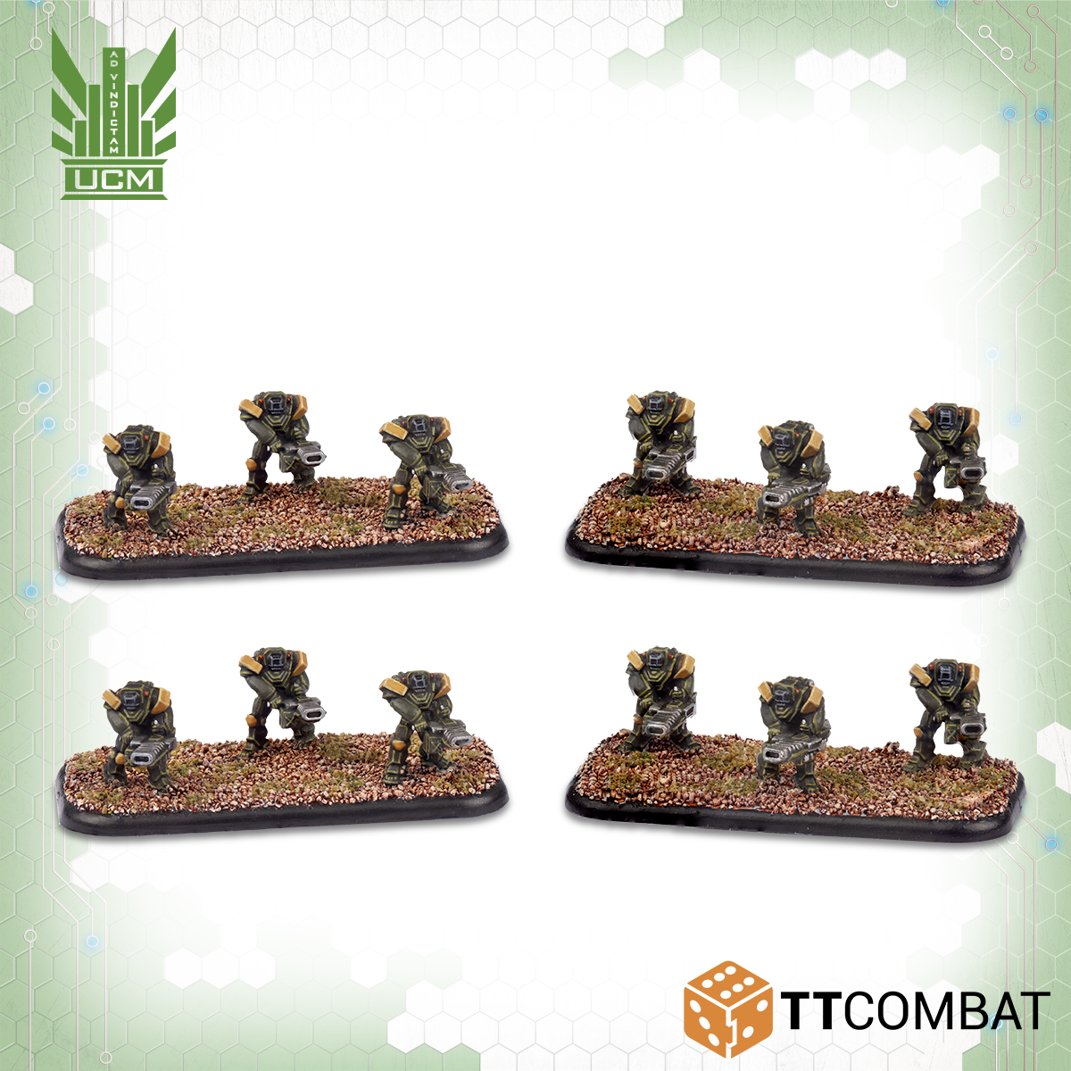 Dropzone Commander: UCM Heavy Hazard Suits | GrognardGamesBatavia