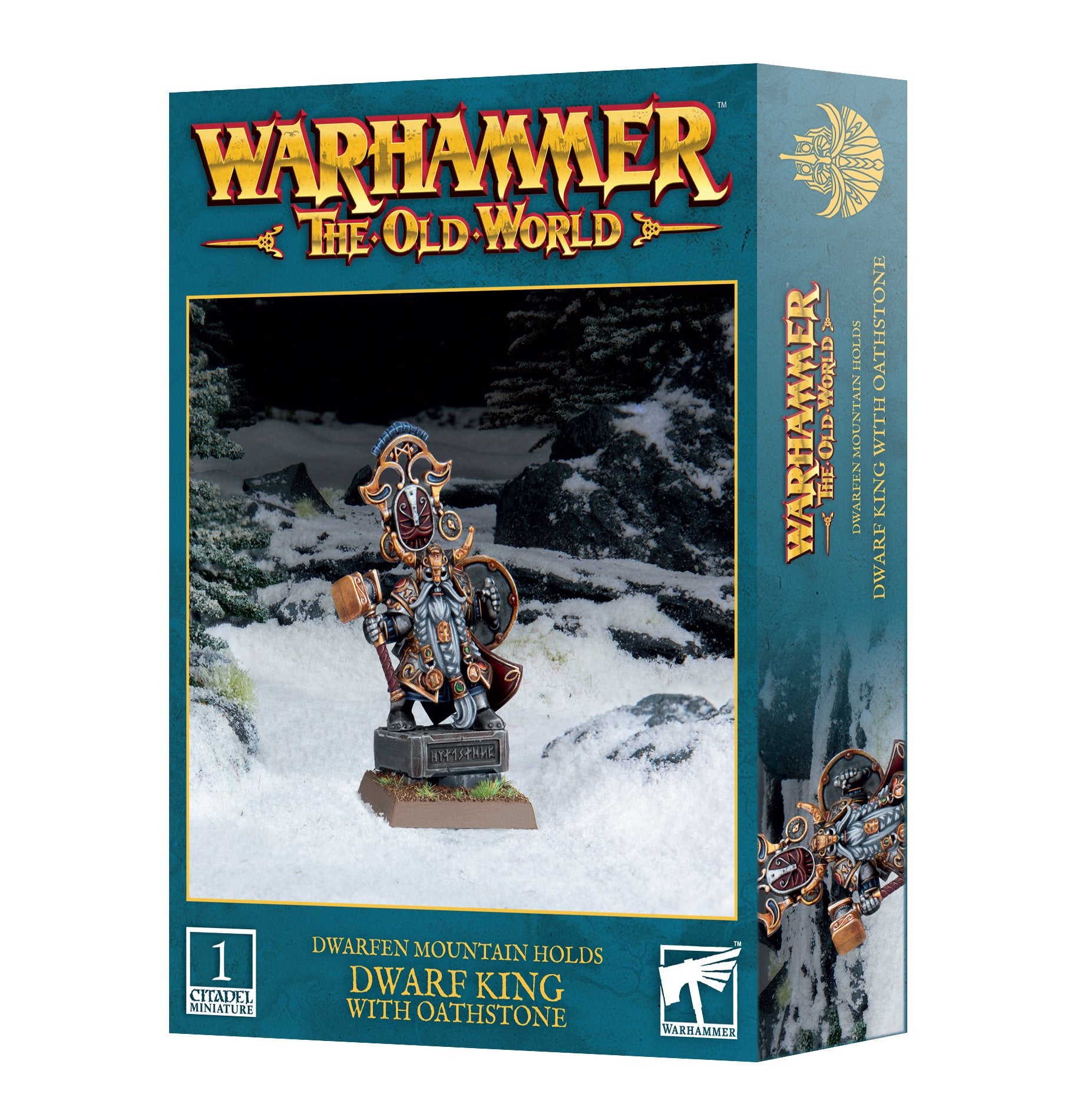 Dwarfen Mountain Holds Dwarf King with Oathstone | GrognardGamesBatavia