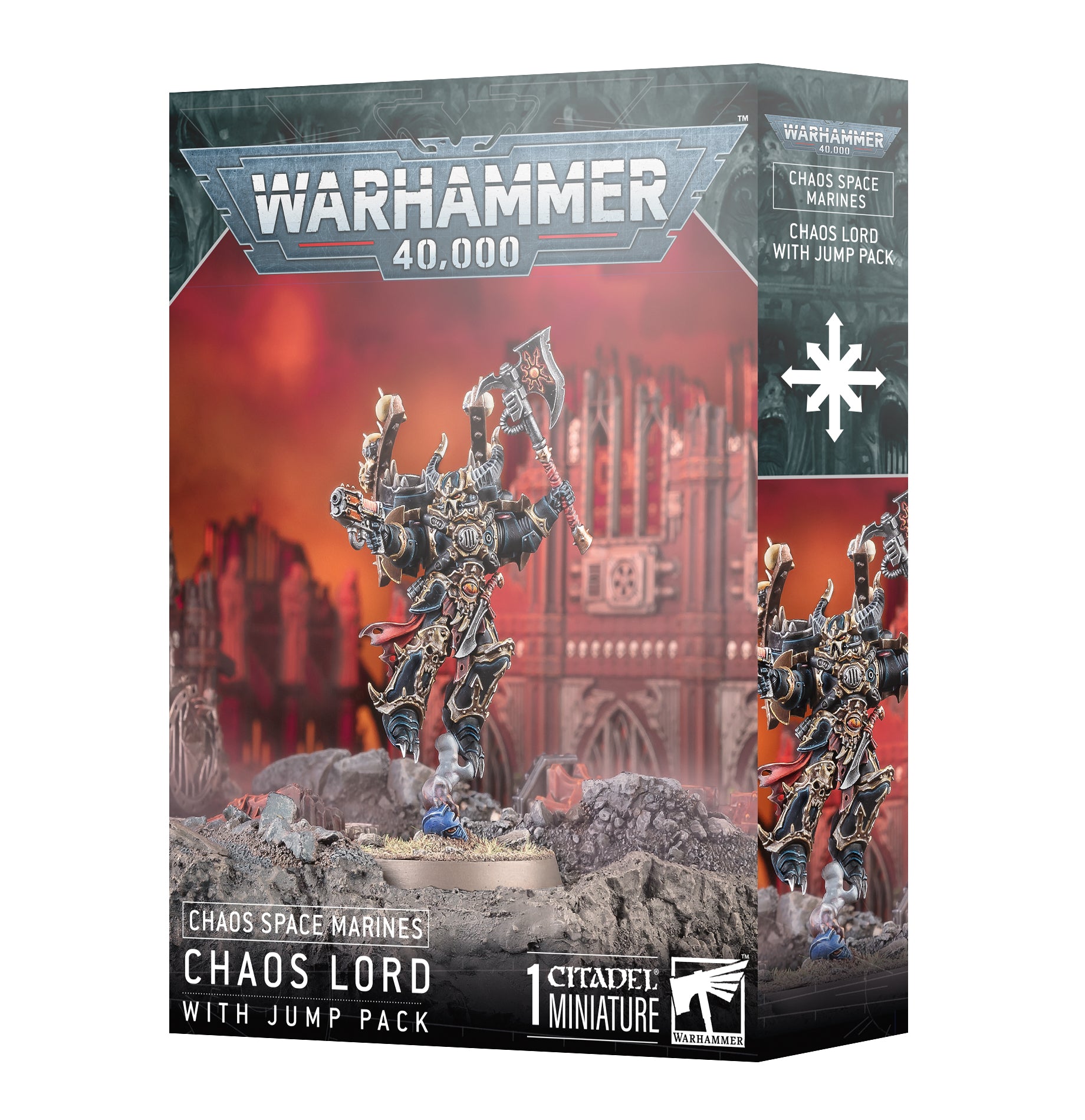 Chaos Space Marines: Chaos Lord with Jump Pack (Pre-Order Available 11/09/24) | GrognardGamesBatavia