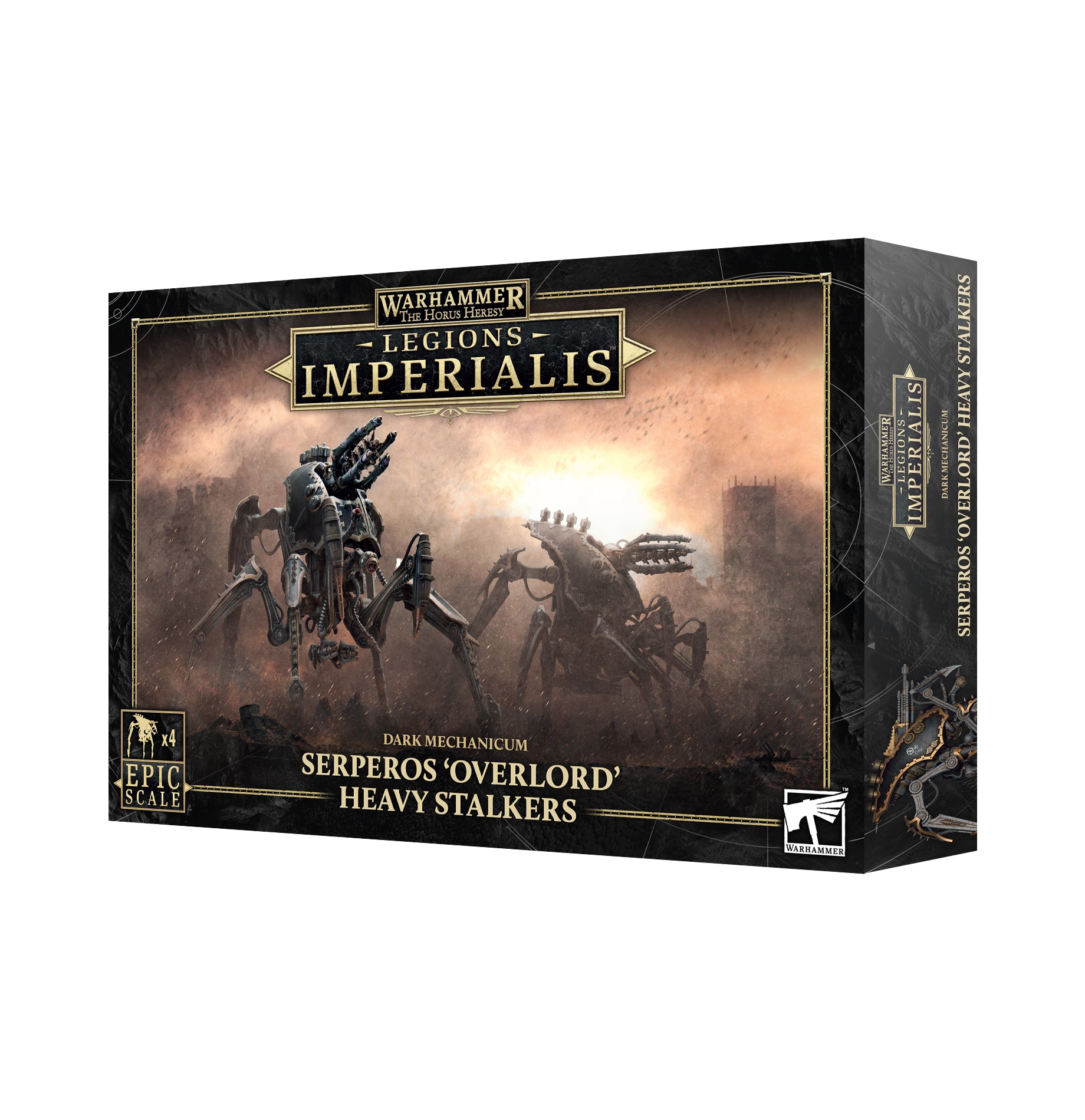 Legions Imperialis: Dark Mechanicum Serperos Heavy Stalkers (Pre-order Available 12/21/2024) | GrognardGamesBatavia