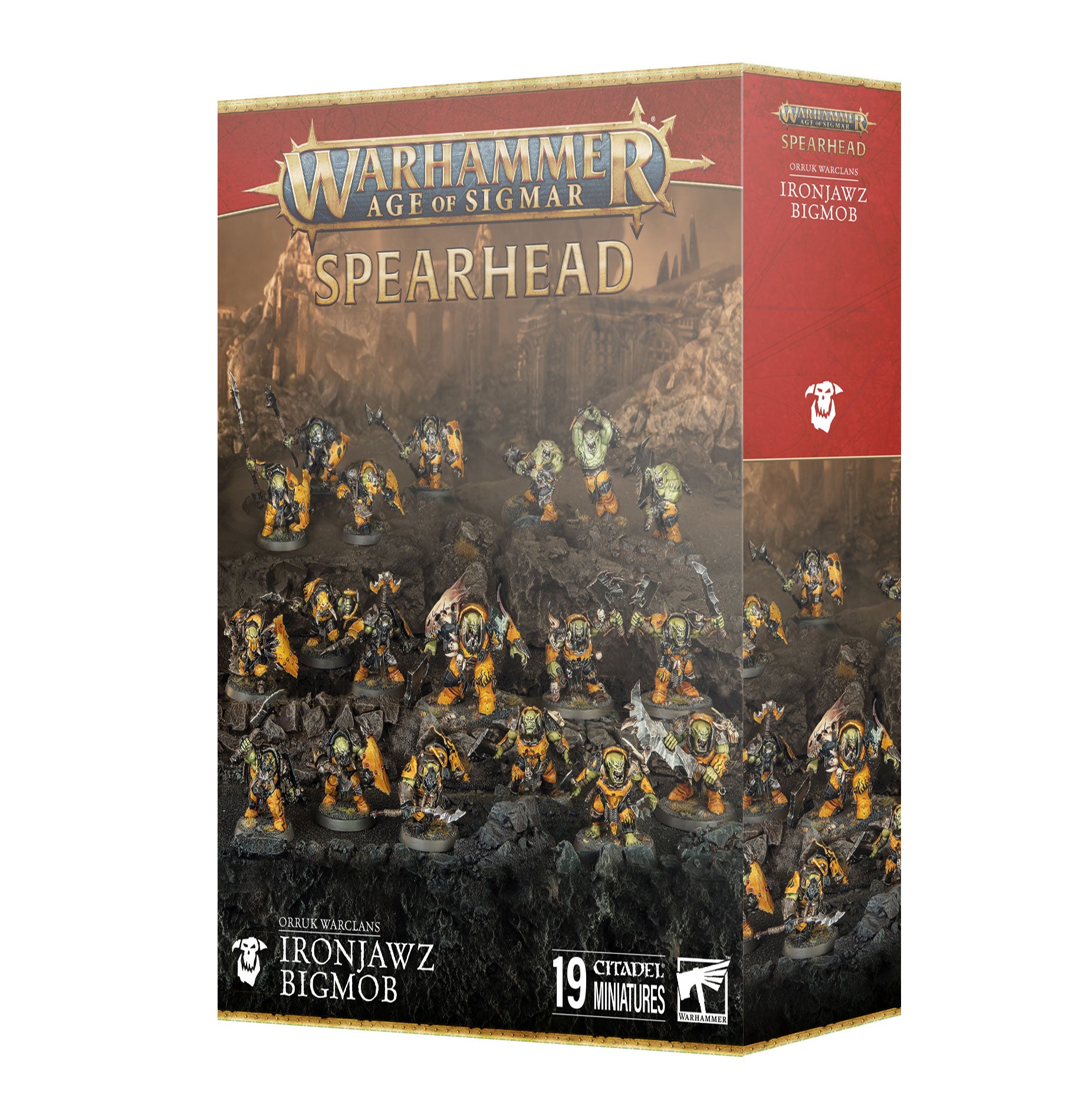 Spearhead: Orruk Warclans Ironjawz Bigmob (Pre-order Available 1/18/2025) | GrognardGamesBatavia