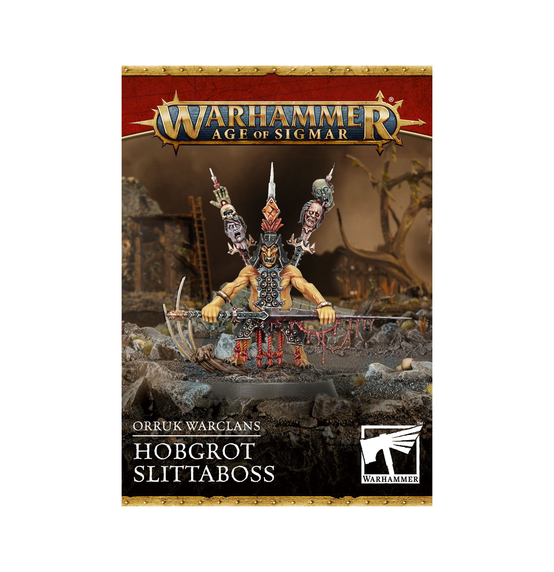 Orruk Warclans Hobgrot Slittaboss (Pre-order Available 1/18/2025) | GrognardGamesBatavia