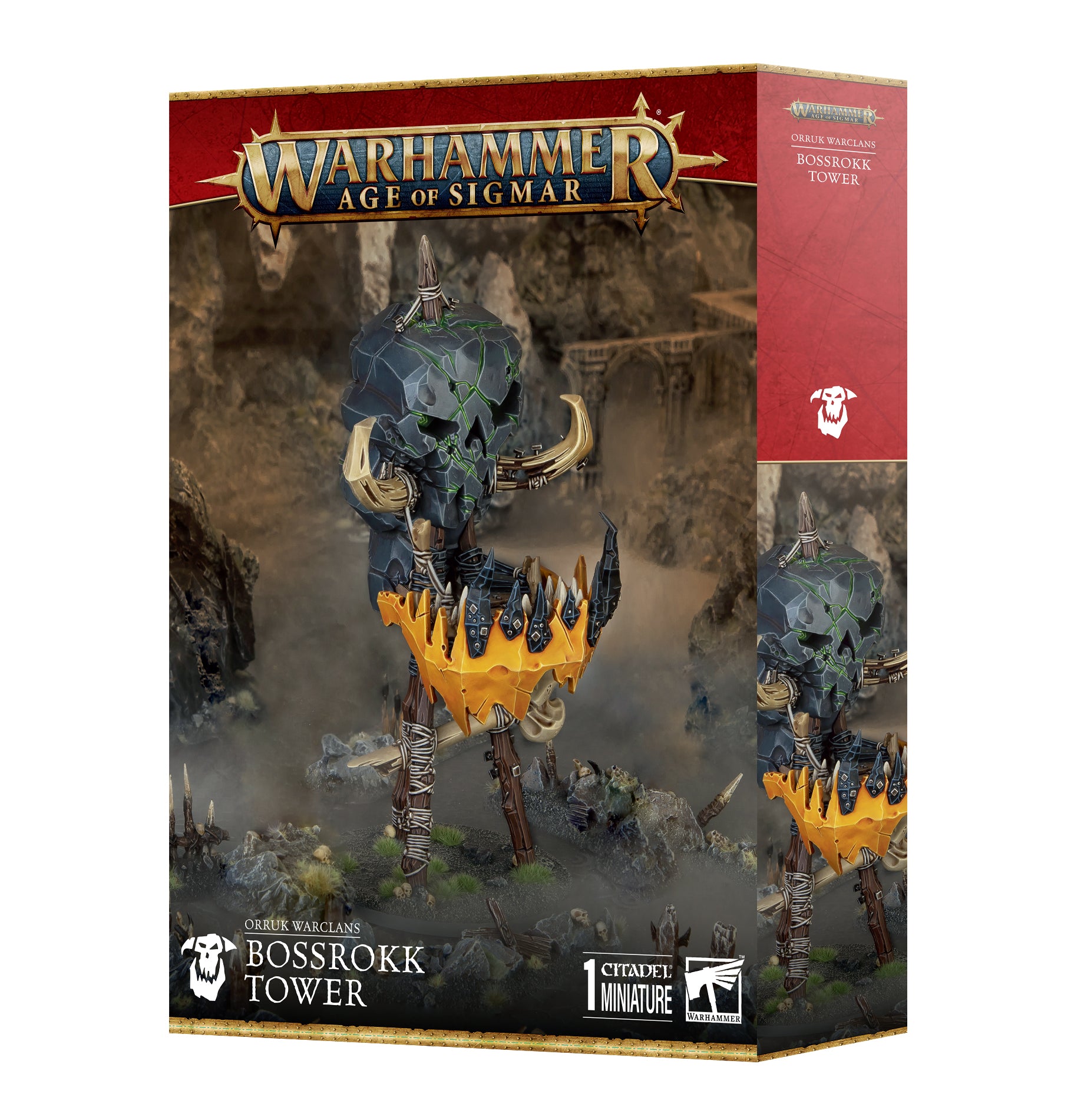 Orruk Warclans Bossrokk Tower / Skaregob Totem (Pre-order Available 1/18/2025) | GrognardGamesBatavia