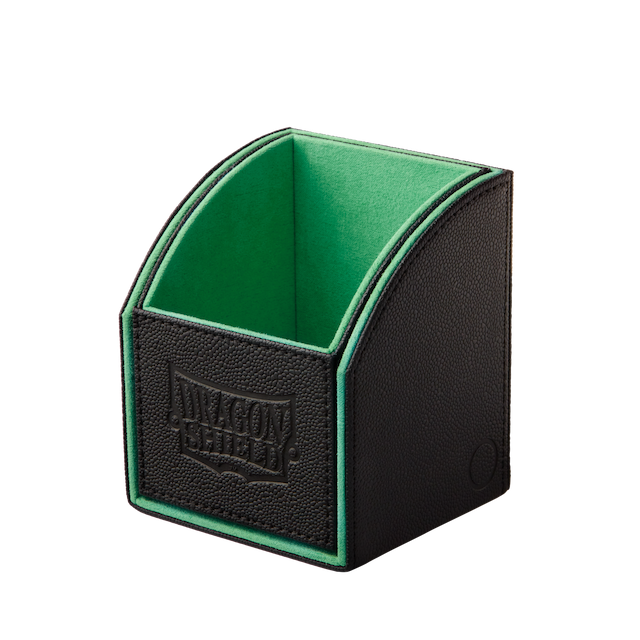 Dragon Shield Nest 100 Deck Box - Black and Green | GrognardGamesBatavia