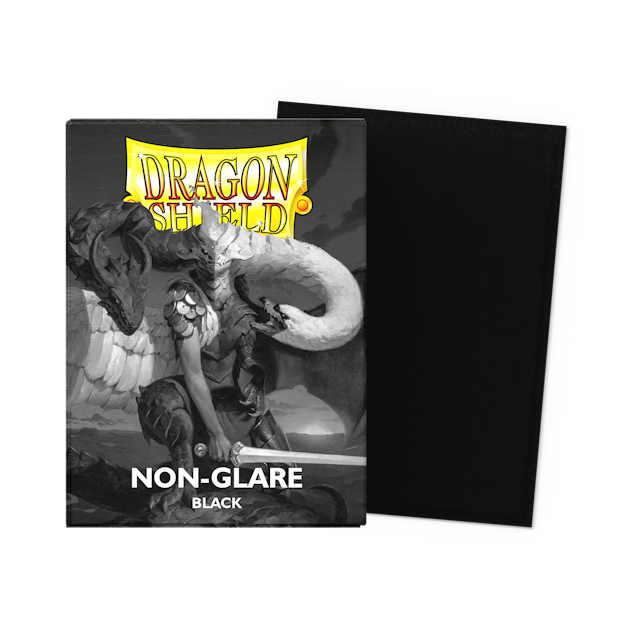 Dragon Shield Non-Glare Black | GrognardGamesBatavia