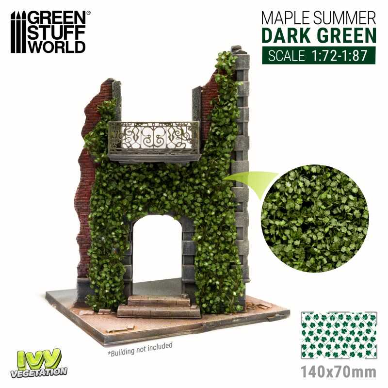 Green Stuff World: Ivy Foliage Vegetation Maple Summer Dark Green Large | GrognardGamesBatavia