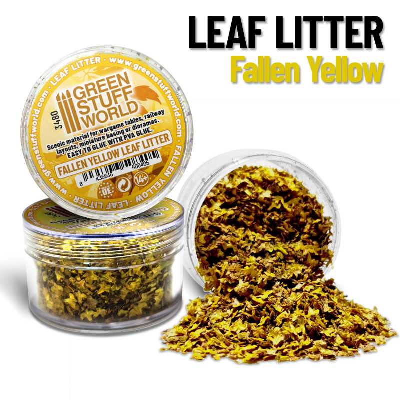 Green Stuff World: Leaf Litter - Fallen Yellow | GrognardGamesBatavia