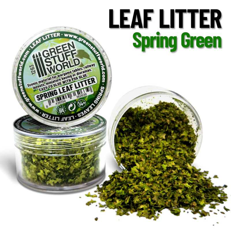 Green Stuff World: Leaf Litter - Spring Green | GrognardGamesBatavia