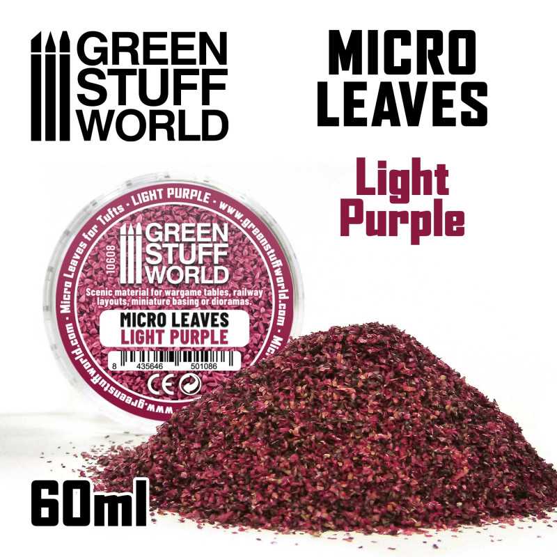 Green Stuff World: Micro Leaves - Light Purple Mix | GrognardGamesBatavia