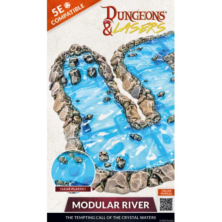 Dungeon & Lasers: Modular river | GrognardGamesBatavia