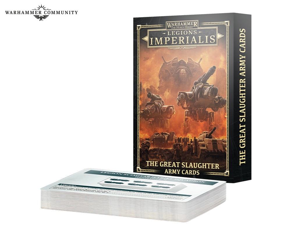 Legions Imperialis: The Great Slaughter Army Cards | GrognardGamesBatavia