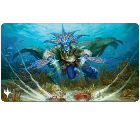 ULTRA PRO MAGIC: THE GATHERING - MURDERS AT KARLOV MANOR COMMANDER PLAYMAT: MORSKA, UNDERSEA SLEUTH | GrognardGamesBatavia