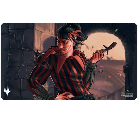 ULTRA PRO MAGIC: THE GATHERING - MURDERS AT KARLOV MANOR PLAYMAT: MASSACRE GIRL, KNOWN KILLER | GrognardGamesBatavia