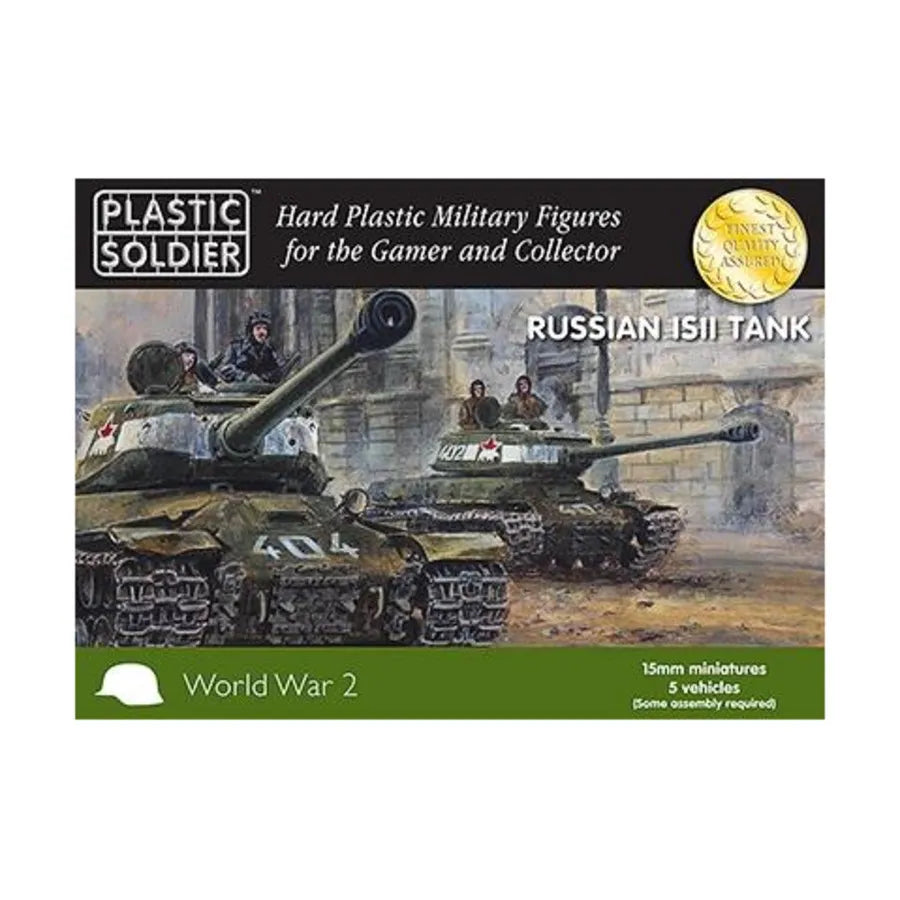 Plastic Soldier 15mm WW2 Russian IS2 Tank | GrognardGamesBatavia