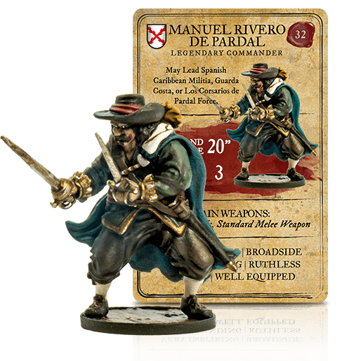 BLOOD & PLUNDER: Manuel Rivero de Pardal | GrognardGamesBatavia