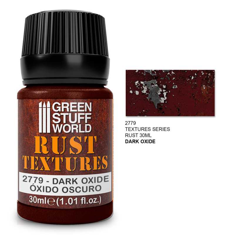 Green Stuff World: Rust Textures - Dark Oxide Rust 30mL | GrognardGamesBatavia