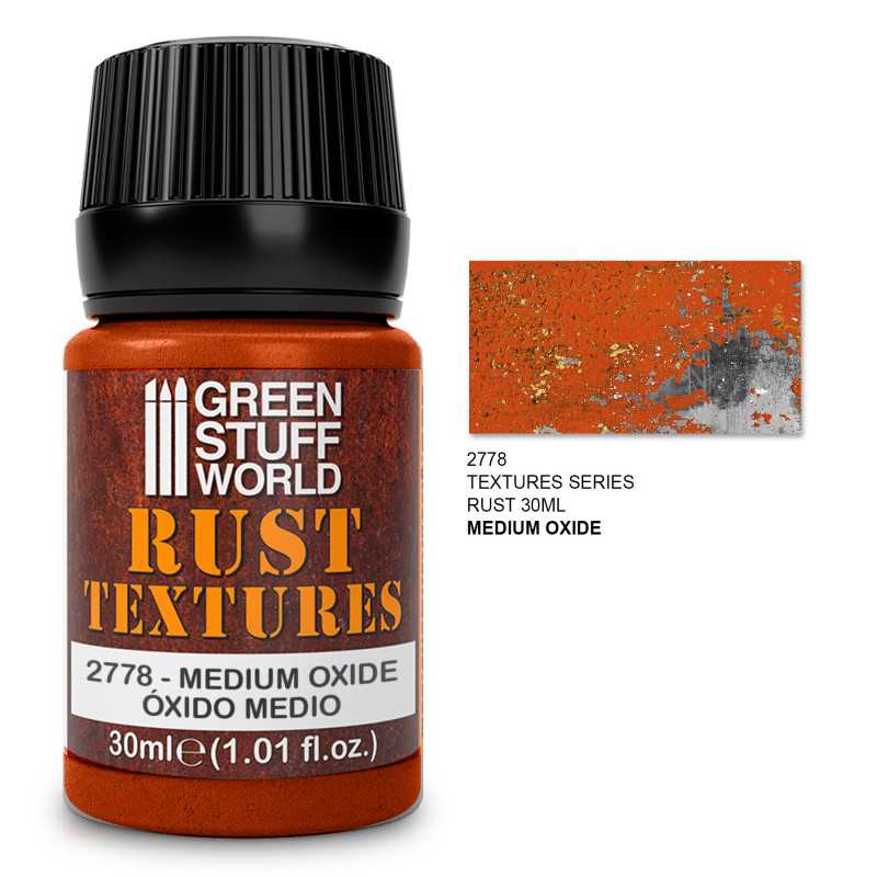 Green Stuff World: Rust Textures - Medium Oxide Rust 30mL | GrognardGamesBatavia