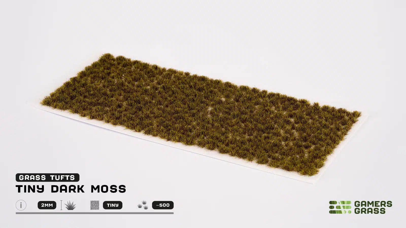 Gamers Grass: Tiny Dark Moss (2mm) | GrognardGamesBatavia