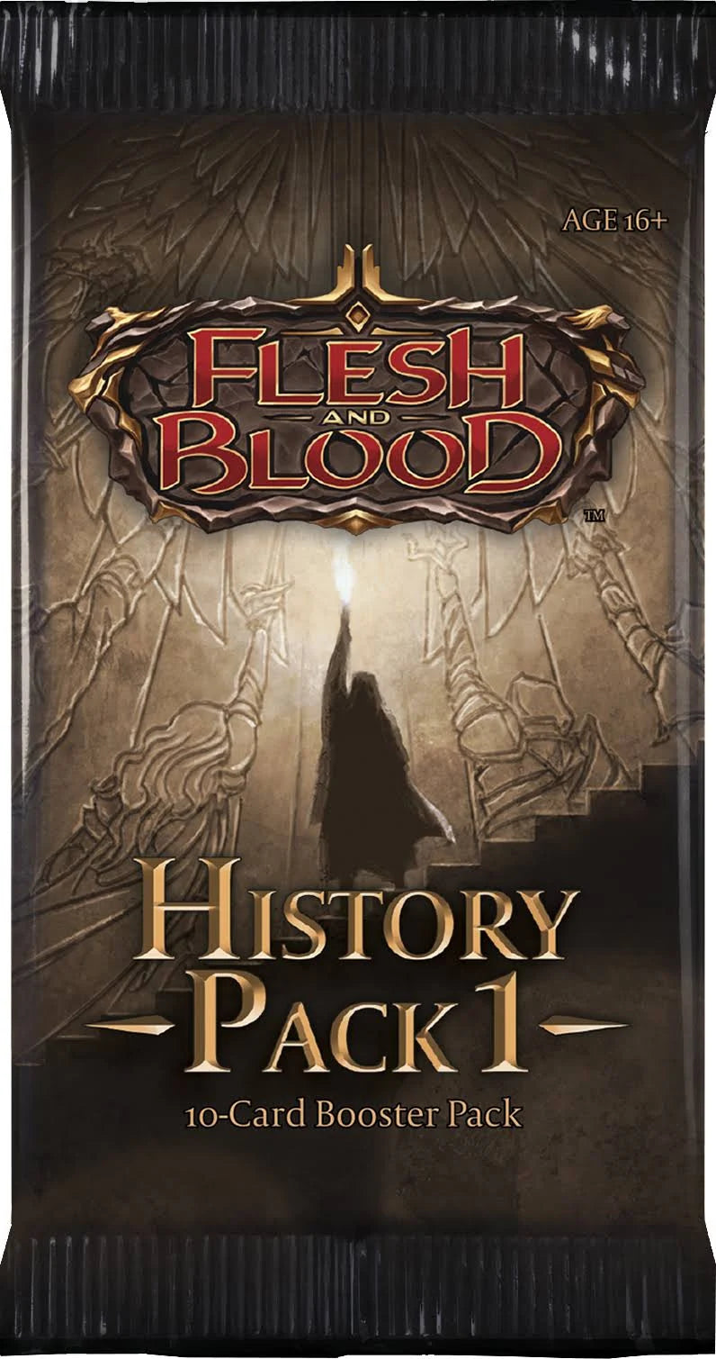 Flesh and Blood History Pack 1 Booster Pack | GrognardGamesBatavia