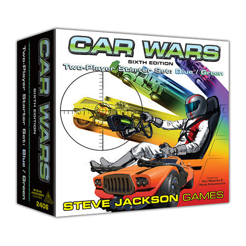 Car Wars 6E: Two-Player Starter Set - Blue/Green | GrognardGamesBatavia