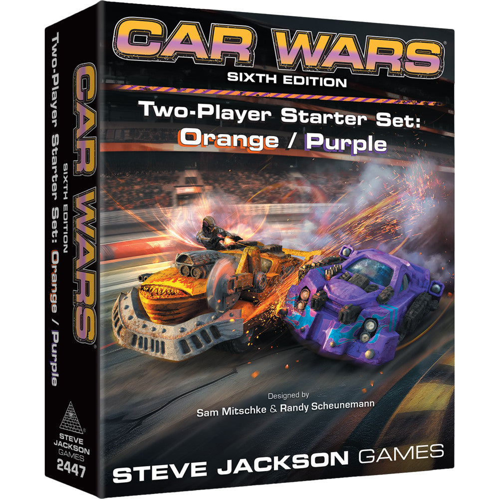 Car Wars 6E: Two-Player Starter Set - Orange/Purple | GrognardGamesBatavia