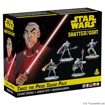 STAR WARS: SHATTERPOINT - TWICE THE PRIDE: COUNT DOOKU SQUAD PACK | GrognardGamesBatavia