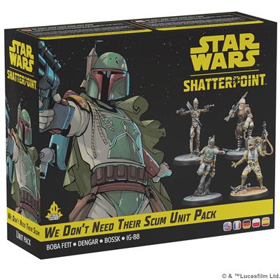 Star Wars Shatterpoint SWP25 We Don't Need Their Scum Squad Pack | GrognardGamesBatavia