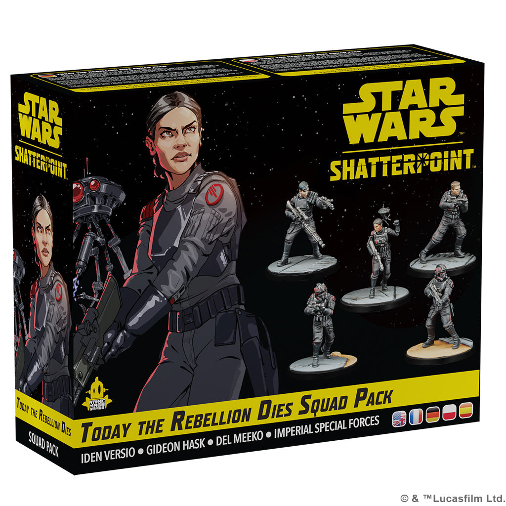 STAR WARS: SHATTERPOINT Today the Rebellion Dies | GrognardGamesBatavia