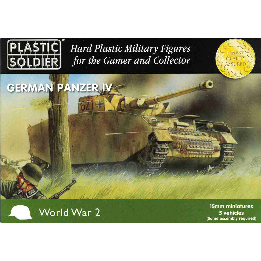 Plastic Soldier 15mm Scale WW2: German Panzer IV | GrognardGamesBatavia