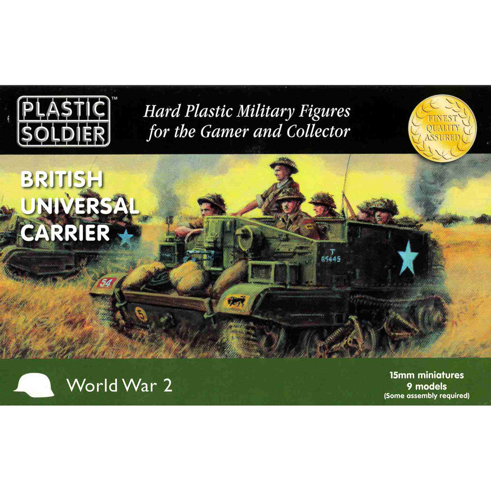 Plastic Soldier 15mm Scale WW2: British Universal Carrier | GrognardGamesBatavia