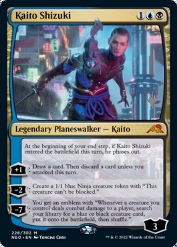 Kaito Shizuki (Promo Pack) [Kamigawa: Neon Dynasty Promos] | GrognardGamesBatavia