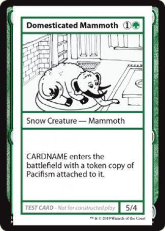 Domesticated Mammoth (2021 Edition) [Mystery Booster Playtest Cards] | GrognardGamesBatavia