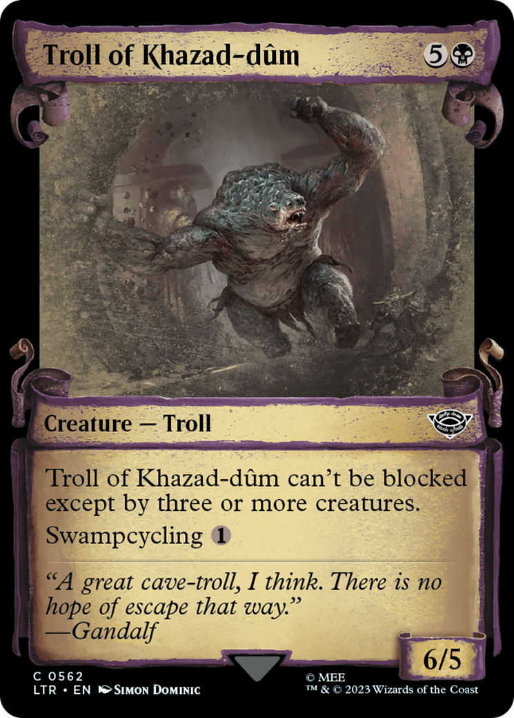 Troll of Khazad-dum [The Lord of the Rings: Tales of Middle-Earth Showcase Scrolls] | GrognardGamesBatavia