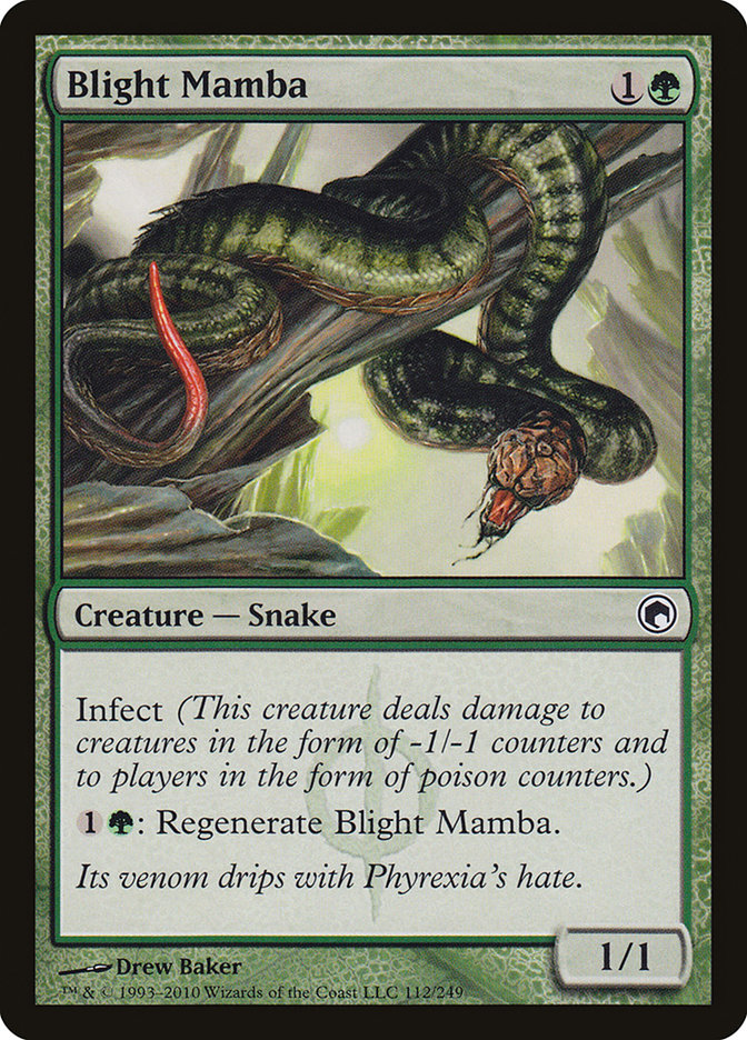 Blight Mamba [Scars of Mirrodin] | GrognardGamesBatavia