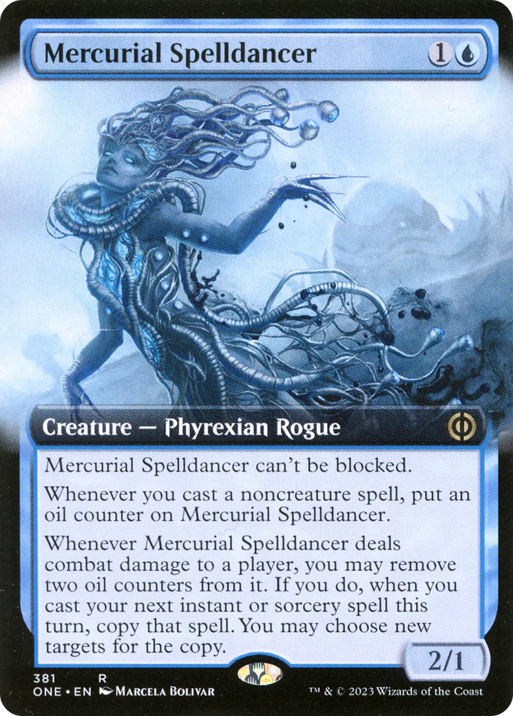 Mercurial Spelldancer (Extended Art) [Phyrexia: All Will Be One] | GrognardGamesBatavia