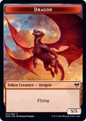 Dragon // Thopter Double-Sided Token [Kaldheim Commander Tokens] | GrognardGamesBatavia