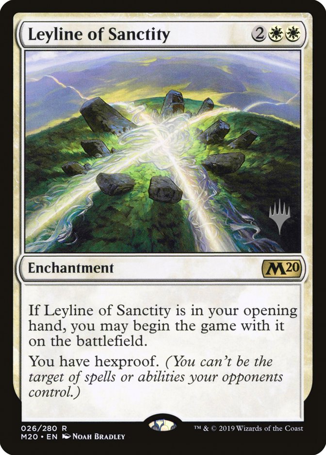 Leyline of Sanctity (Promo Pack) [Core Set 2020 Promos] | GrognardGamesBatavia