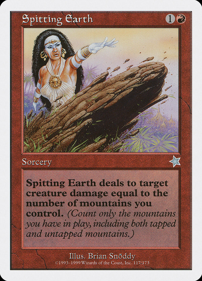 Spitting Earth [Starter 1999] | GrognardGamesBatavia